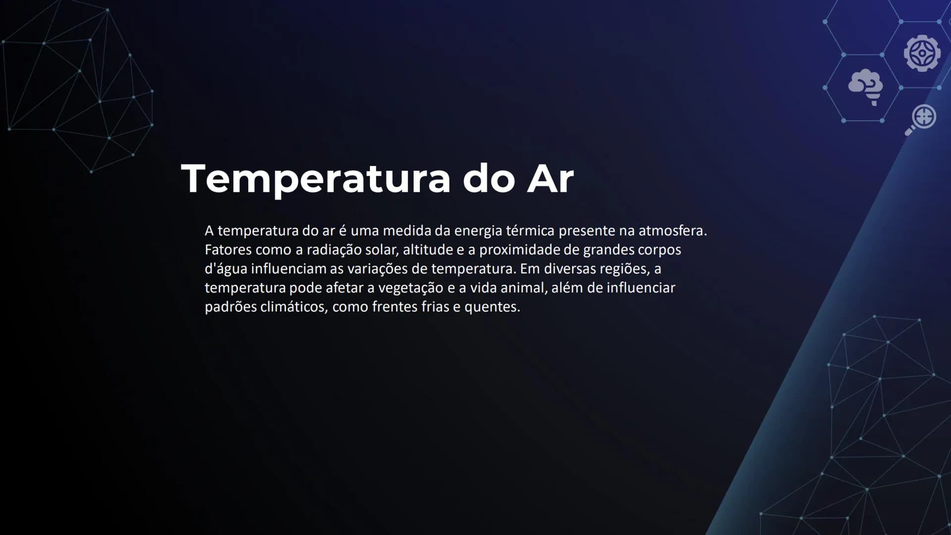 # Tempo e Clima

Entendendo os elementos fundamentais que influenciam o clima
da Terra. # Introdução

Este trabalho explora os elementos que