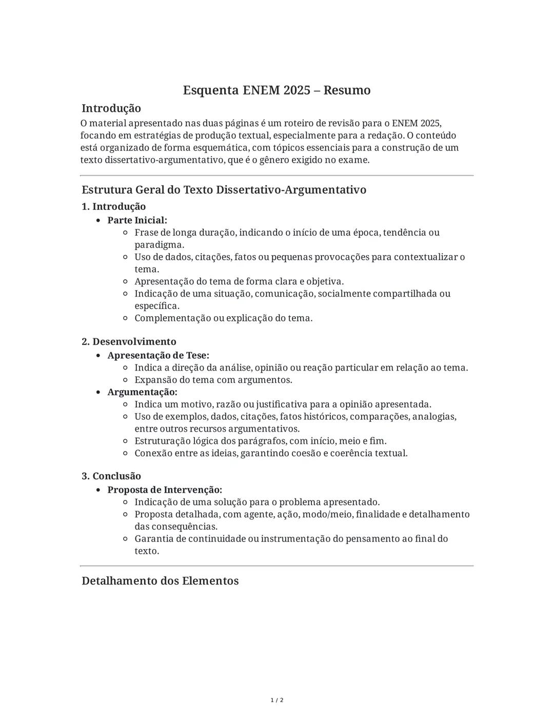 Estratégias para Redação no ENEM 2025