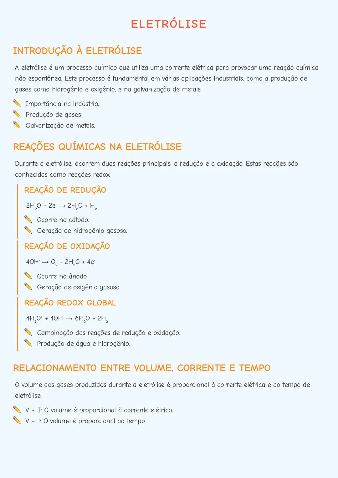Eletrólise