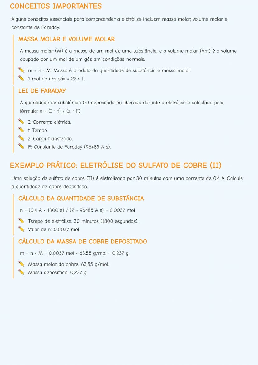 # ELETRÓLISE

# INTRODUÇÃO À ELETRÓLISE
A eletrólise é um processo químico que utiliza uma corrente elétrica para provocar uma reação químic