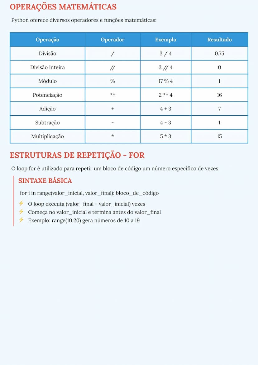 # CONCEITOS BÁSICOS DE PROGRAMAÇÃO EM
PYTHON
# TIPOS DE DADOS BÁSICOS
Em Python, existem diferentes tipos de dados fundamentais que são util