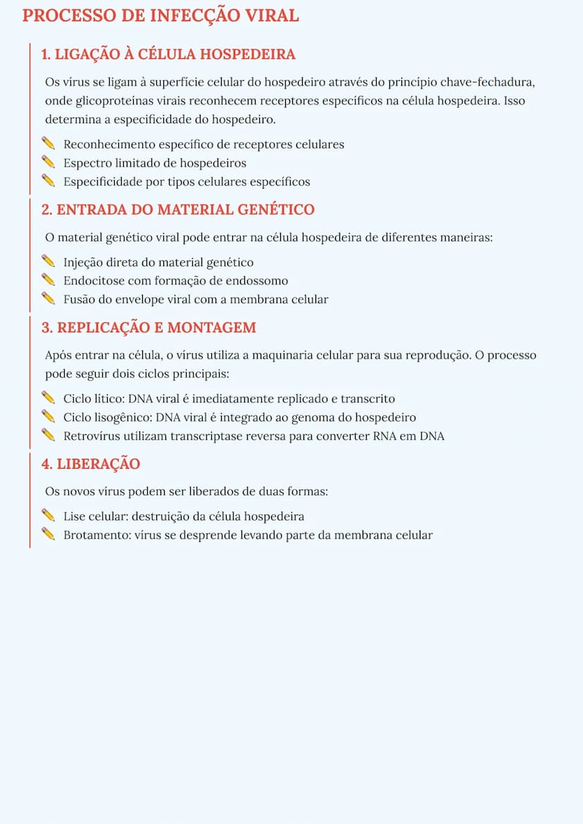 --- OCR Start ---
VÍRUS: ESTRUTURA E REPRODUÇÃO
CARACTERÍSTICAS GERAIS DOS VÍRUS
Os vírus são ácidos nucleicos encapsulados com envoltório p