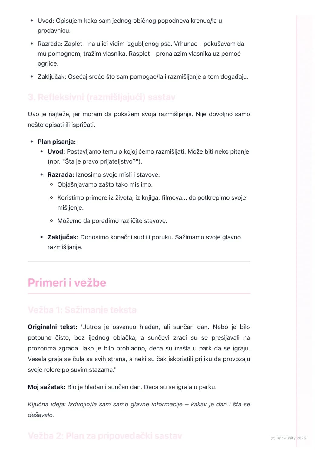 # Pismeno izražavanje

## Uvod u pismeno izražavanje

Pismeno izražavanje je veština da svoje misli, ideje i osećanja jasno i pravilno
prene
