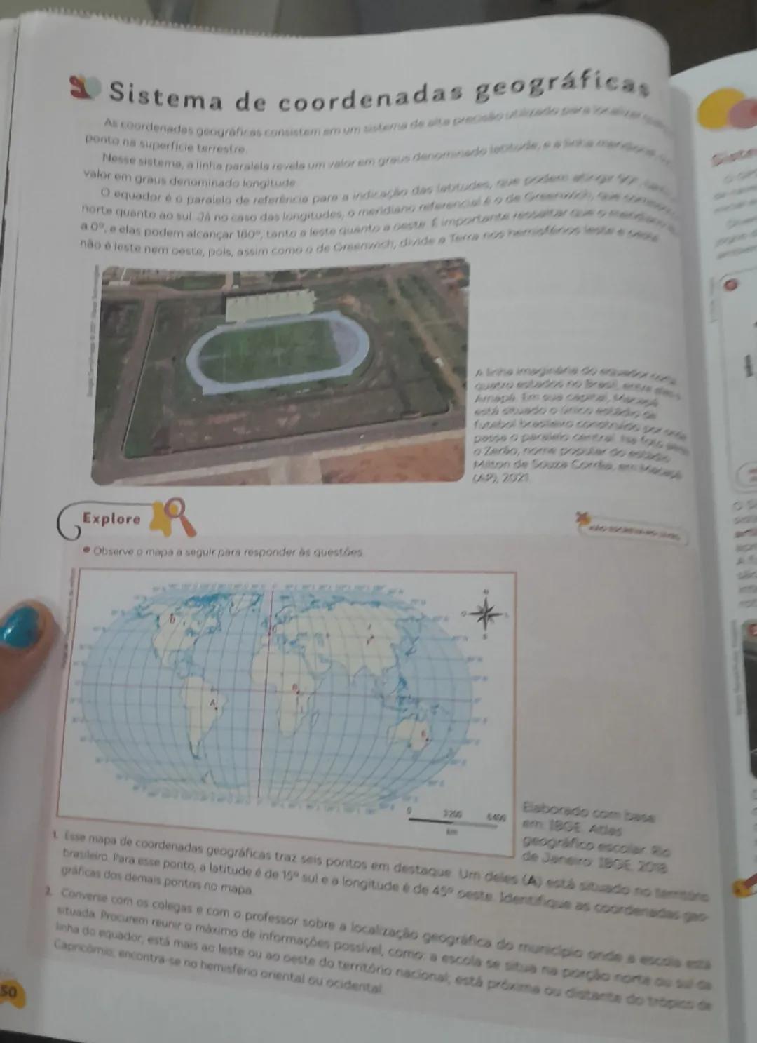 # Sistema de coordenadas geográficas

As coordenadas geográficas consistem em um sistema de alta precisoulad
ponto na superficie terrestre.
