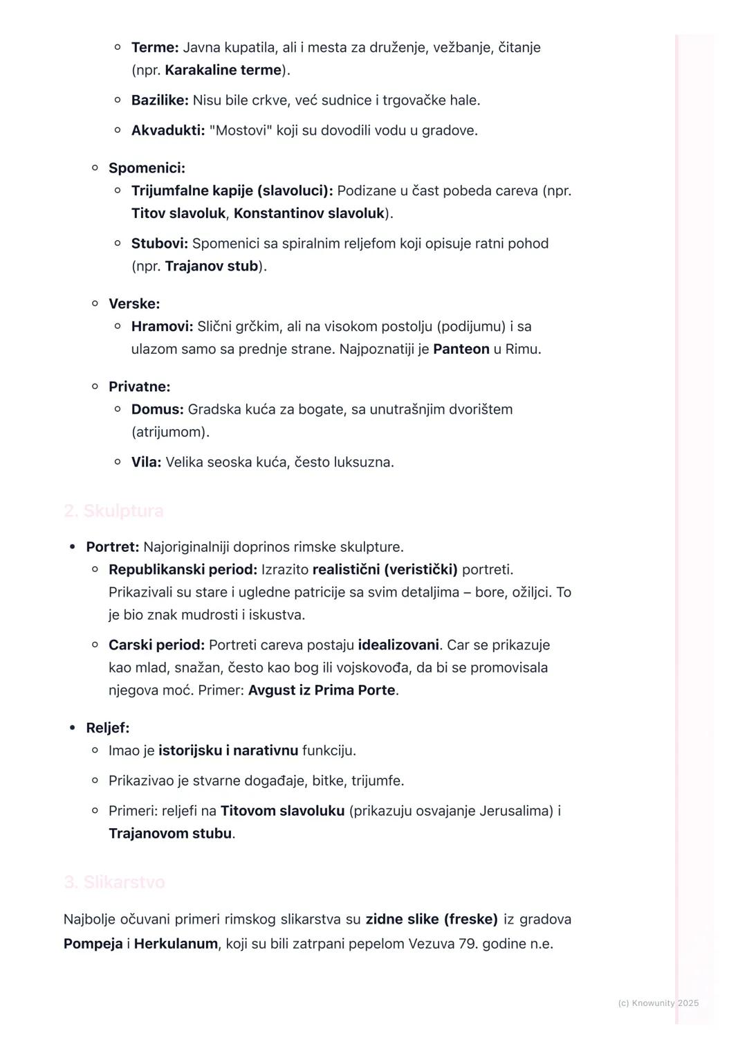 # Umetnost starog Rima

Uvod u rimsku umetnost

Rimska umetnost se razvijala od 6. veka p.n.e. do 4. veka n.e. Nije nastala ni iz
čega na nj