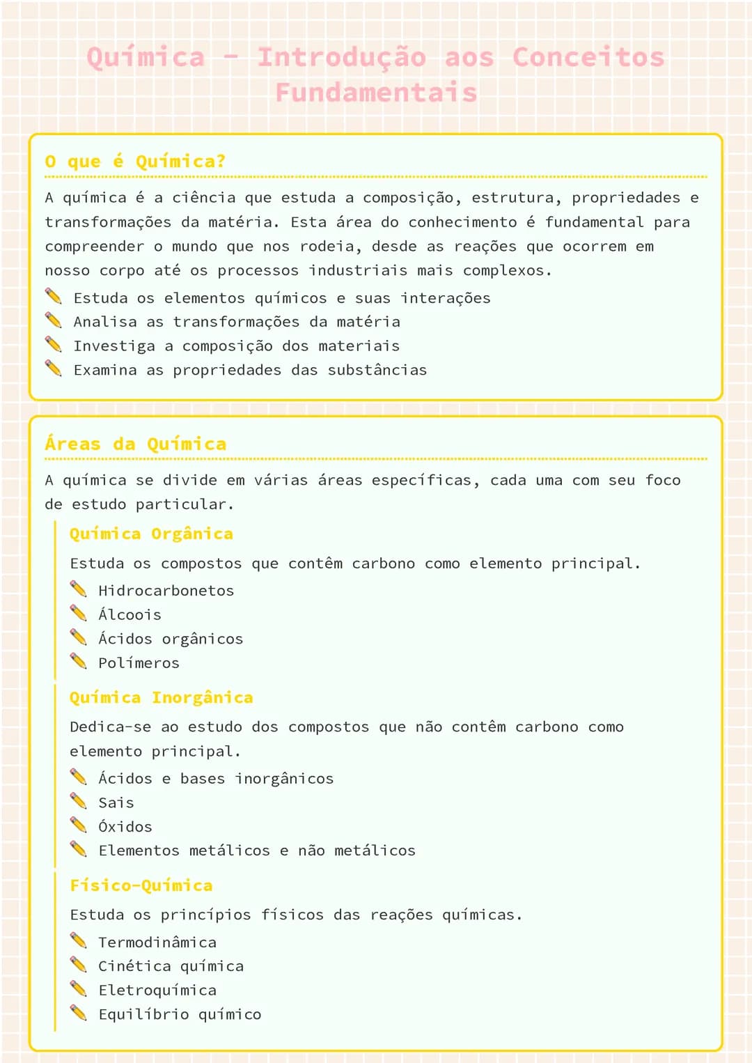 Química - Introdução aos Conceitos Fundamentais