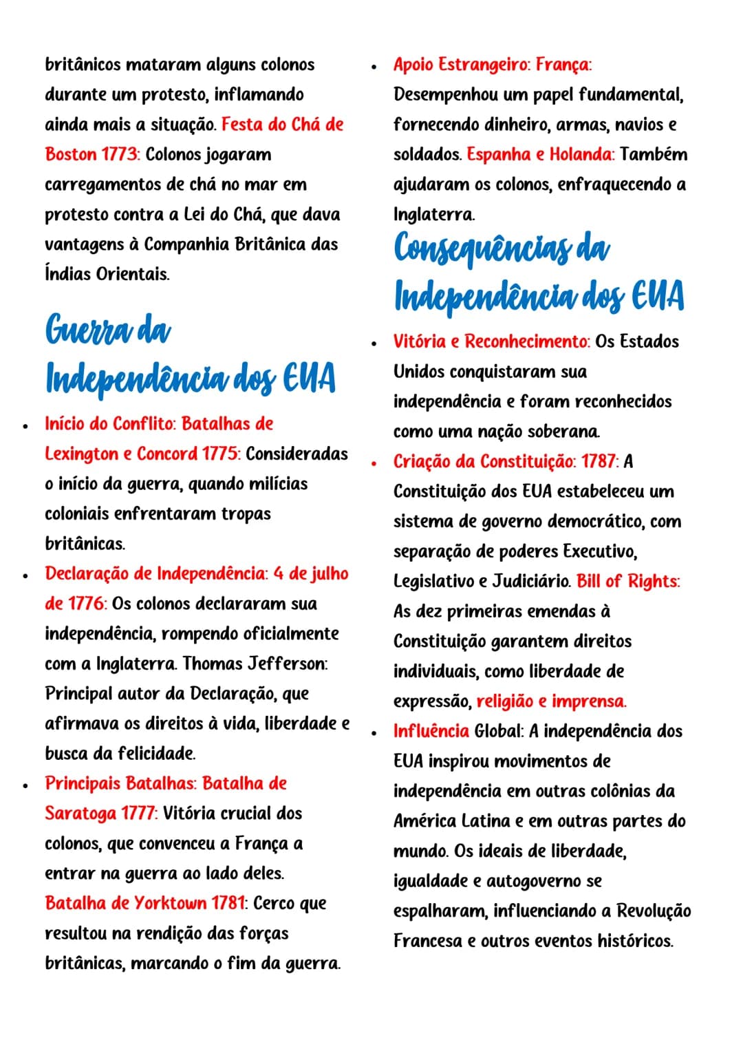 ## Independência
Dos
Estados Unidos Da
América

O que é a
independência dos
Estados unidos?

A Independência dos Estados Unidos foi
um impor
