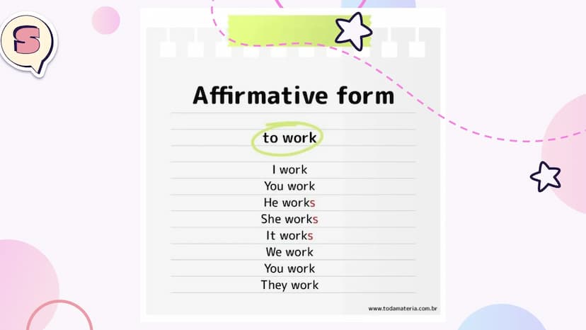 # 01

Simple Present # Simple Present
Simple Present is used for:
→ Actions that happen in the present;
→ Universal truths;
→ Feelings;
→ Wi