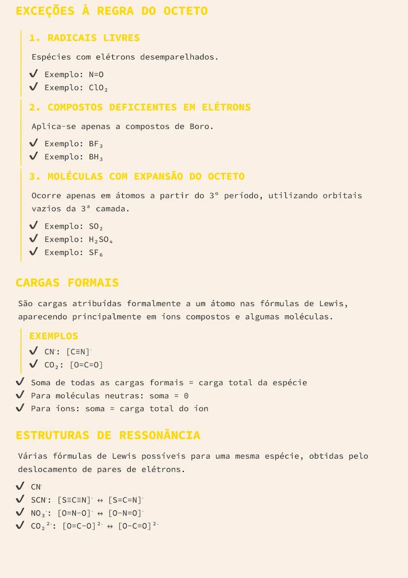 # FÓRMULAS DE LEWIS

# DEFINIÇÃO DE FÓRMULAS DE LEWIS
Fórmulas estruturais que apresentam todos os pares de elétrons ligantes e
não ligantes