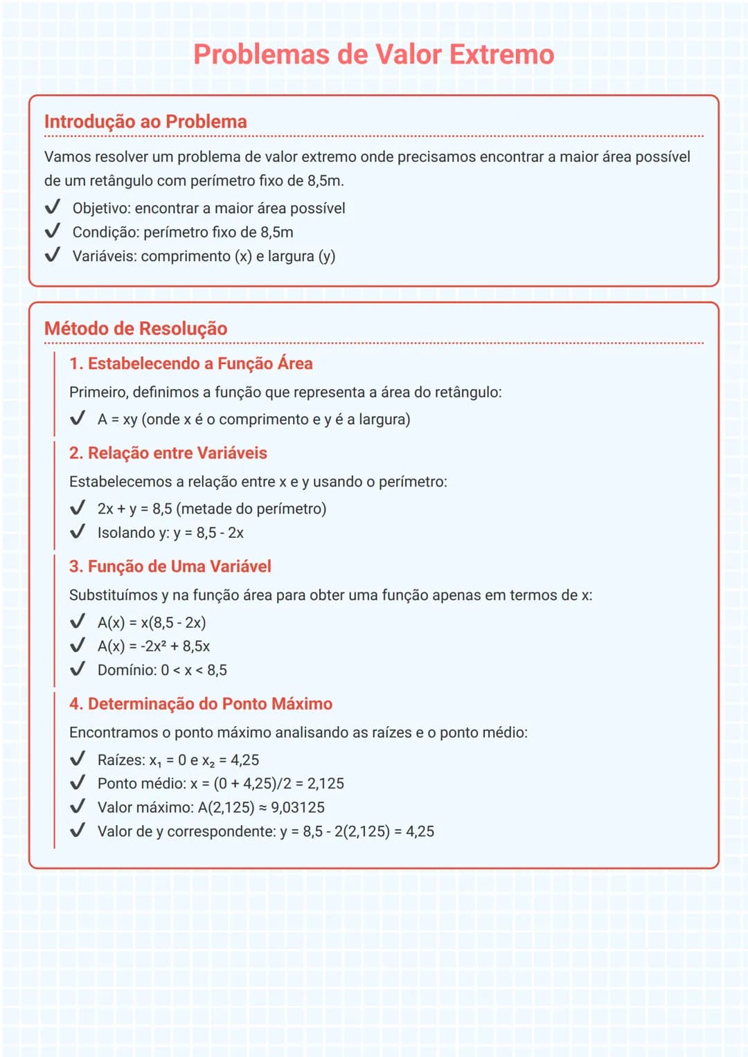 --- OCR Start ---
Problemas de Valor Extremo
Introdução ao Problema
Vamos resolver um problema de valor extremo onde precisamos encontrar a 