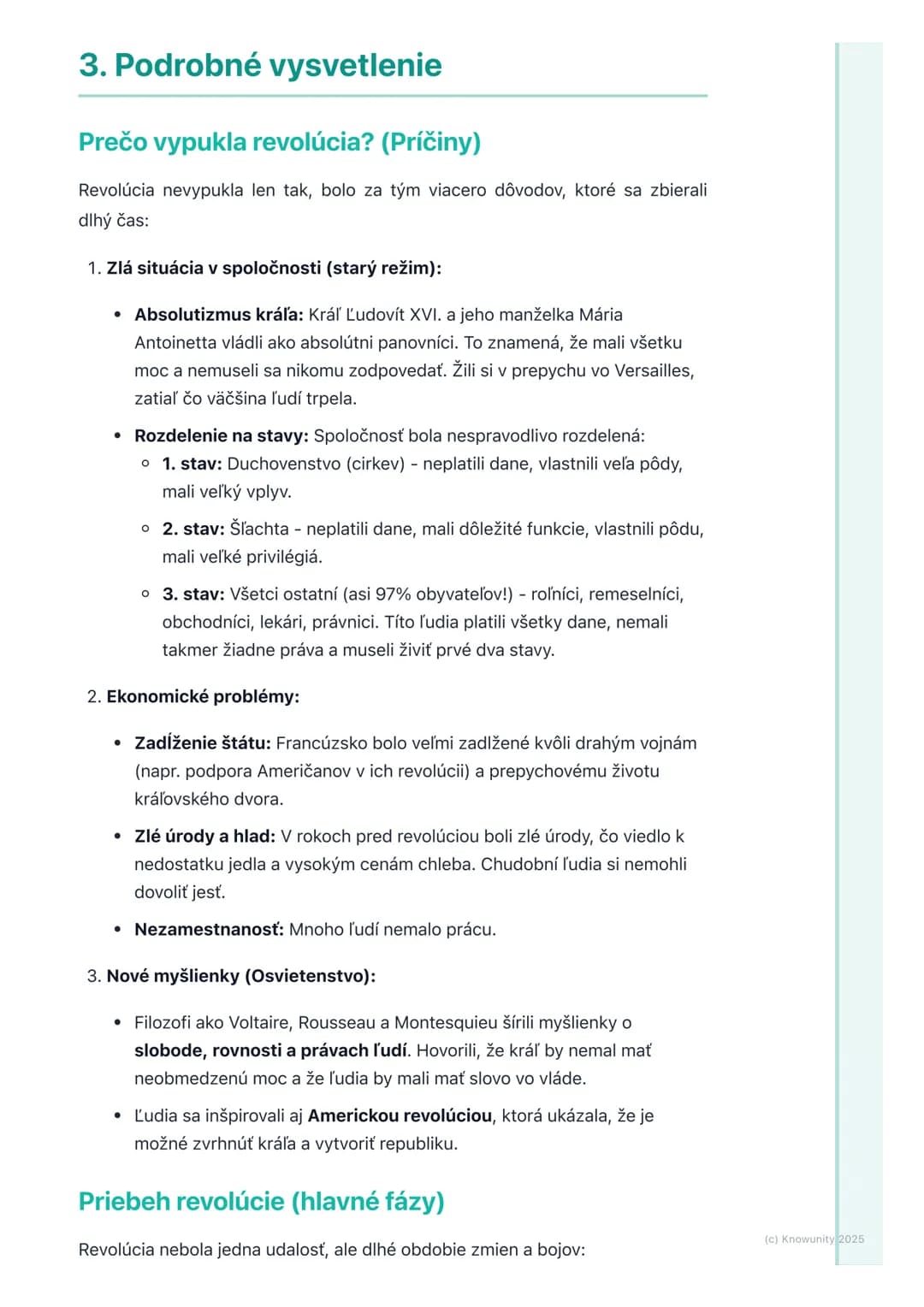 # Francúzska revolúcia – príčiny
a priebeh

1. Prehľad francúzskej revolúcie

Francúzska revolúcia bola obrovská zmena vo Francúzsku, ktorá 