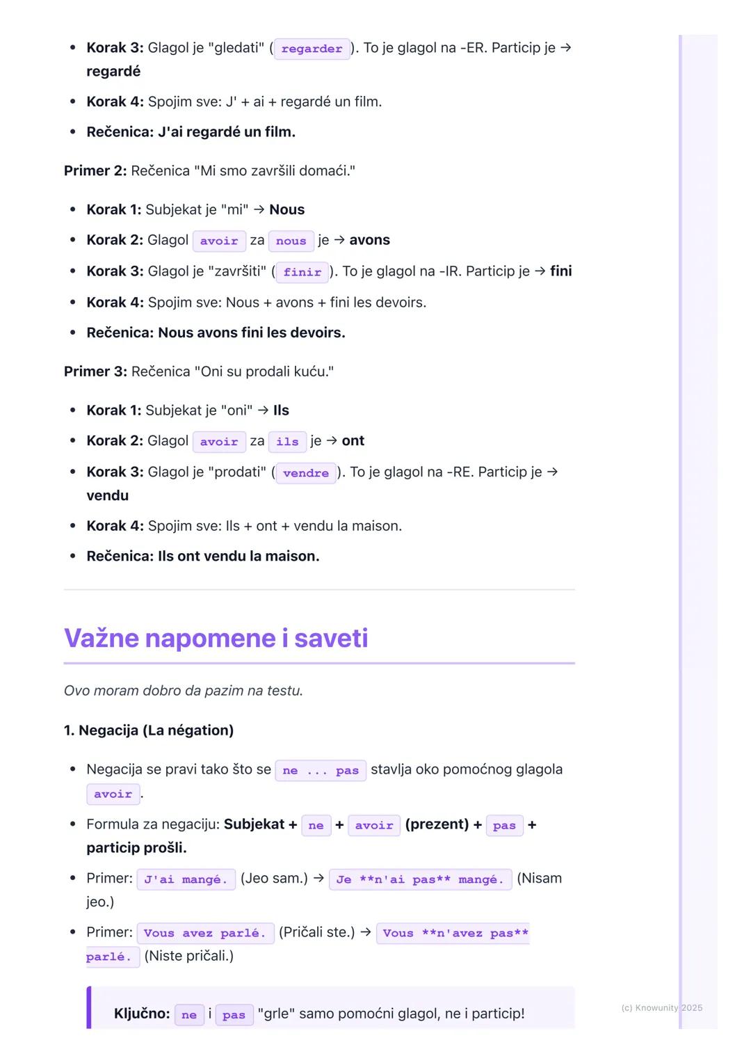 # Prošlo vreme (Passé composé
sa 'avoir')

Uvod u prošlo vreme (Passé composé)

Passé composé je prošlo složeno vreme u francuskom jeziku. K