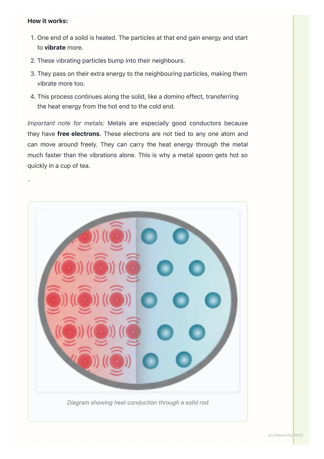 # Methods of Heat Transfer

An introduction to how heat moves

Heat is a form of energy that always flows from a hotter place to a colder
pl