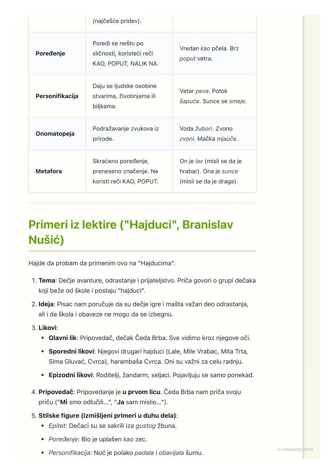 # Elementi književnog dela

## Šta su elementi književnog dela?

Svako književno delo, kao što je priča, pesma ili roman, sastavljeno je od
