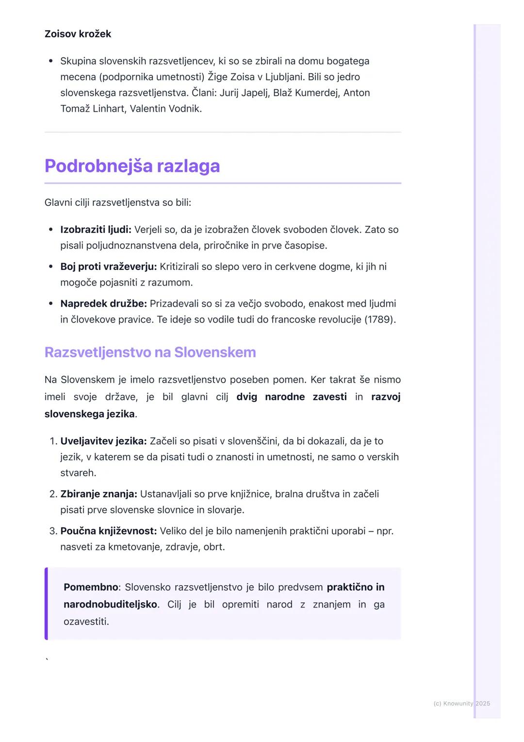 # Razsvetljenska književnost

Pregled in uvod v razsvetljenstvo

Razsvetljenstvo je bilo pomembno obdobje v 18. stoletju, znano tudi kot
"st