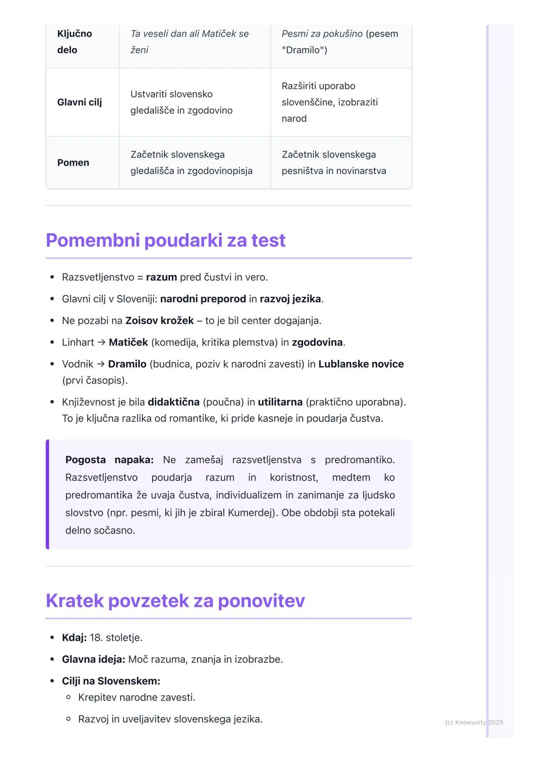 # Razsvetljenska književnost

Pregled in uvod v razsvetljenstvo

Razsvetljenstvo je bilo pomembno obdobje v 18. stoletju, znano tudi kot
"st