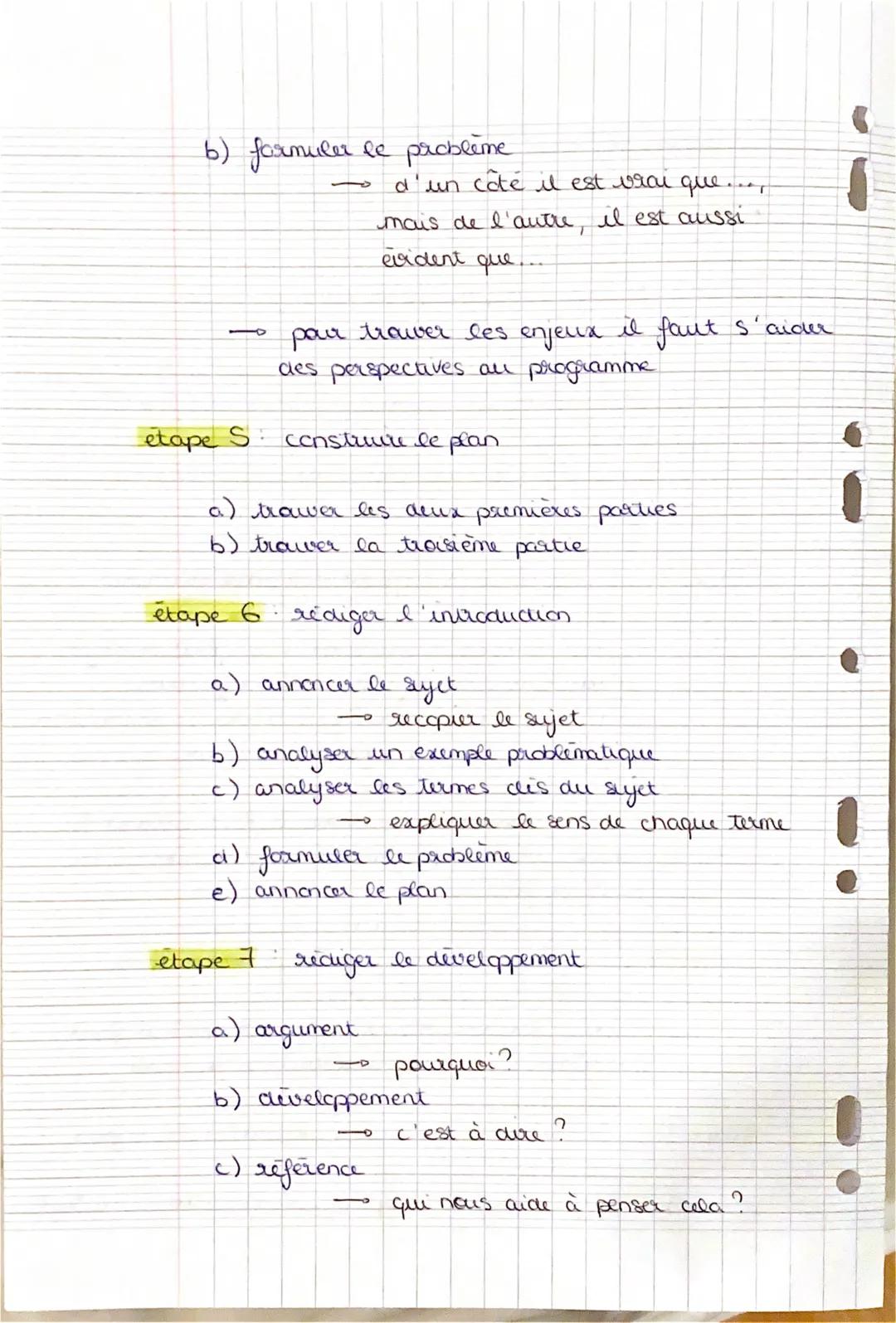dissertation

étape 1: analyser le sujet

a) analyser le présuppose au sujet

   - adverbes, alternatives (... o....),
     formules restric