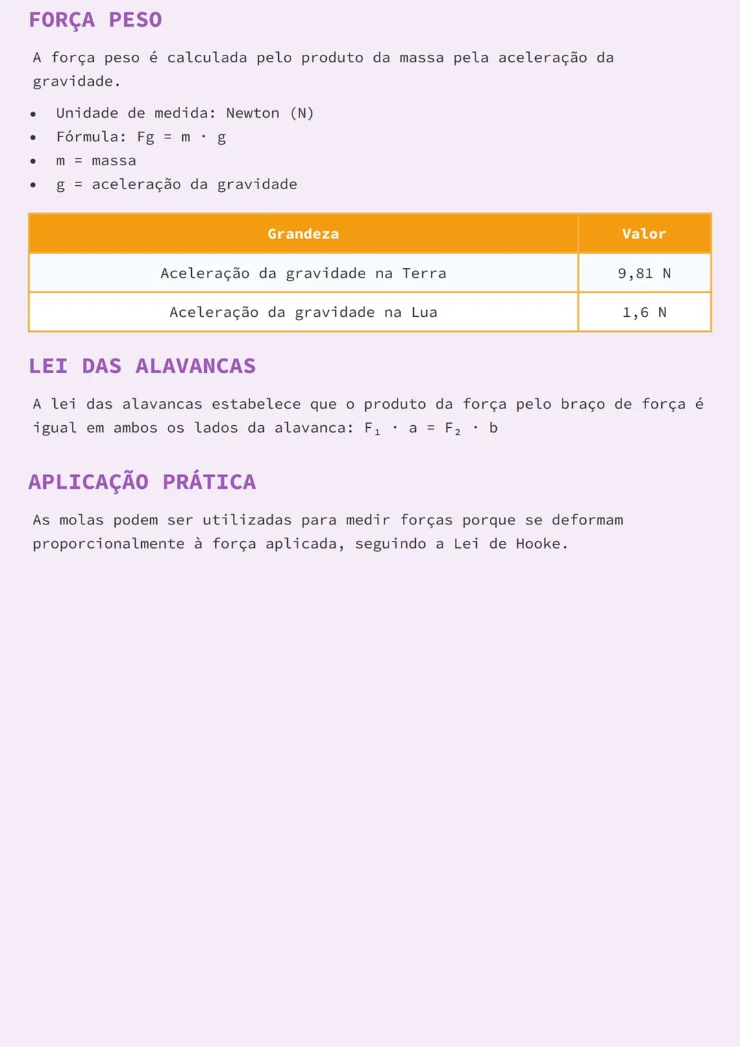 # FORÇAS NA FÍSICA

## CONCEITOS BÁSICOS DE FORÇA

* As forças podem ser reconhecidas por seus efeitos sobre objetos.
* Colocar um objeto em