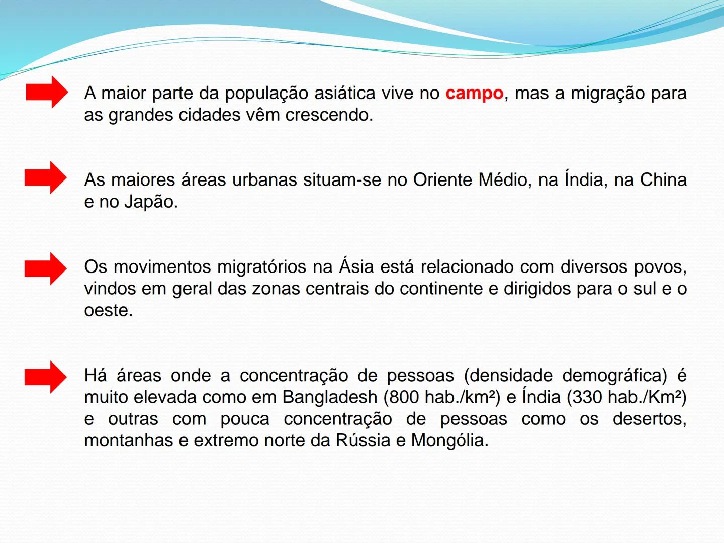 # CONTINENTE
# ASIÁTICO REGIONALIZAÇÃO
ÁSIA SETENTRIONAL
ÁSIA CENTRAL
ORIENTE MÉDIO
ÁSIA MERIDIONAL
SUDESTE ASIÁTICO
EXTREMO ORIENTE
ÁSIA - 