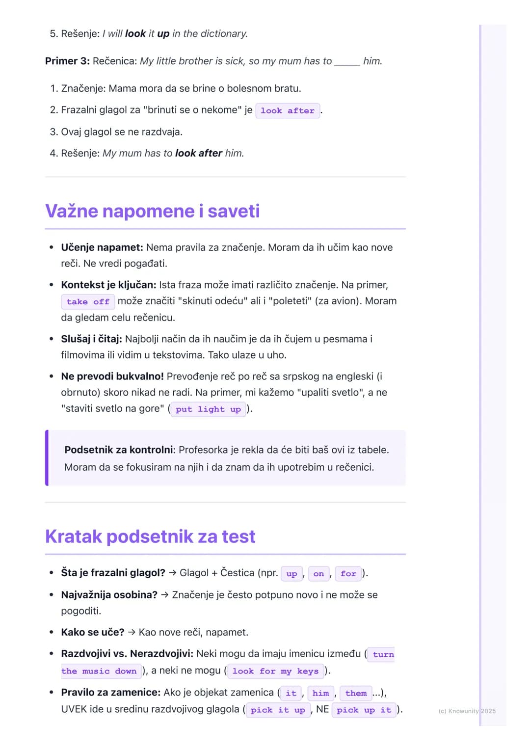 # Frazalni glagoli (Phrasal
Verbs)

Šta su frazalni glagoli?

Frazalni glagoli su jako česti u engleskom jeziku, posebno u svakodnevnom
govo