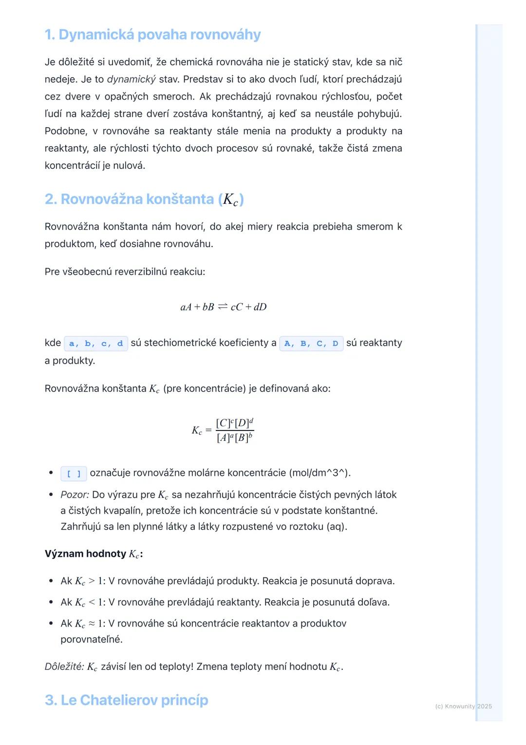 # Chemická rovnováha

Úvod do chemickej rovnováhy

Chemická rovnováha je super dôležitý koncept v chémii, ktorý nám pomáha
pochopiť, prečo n