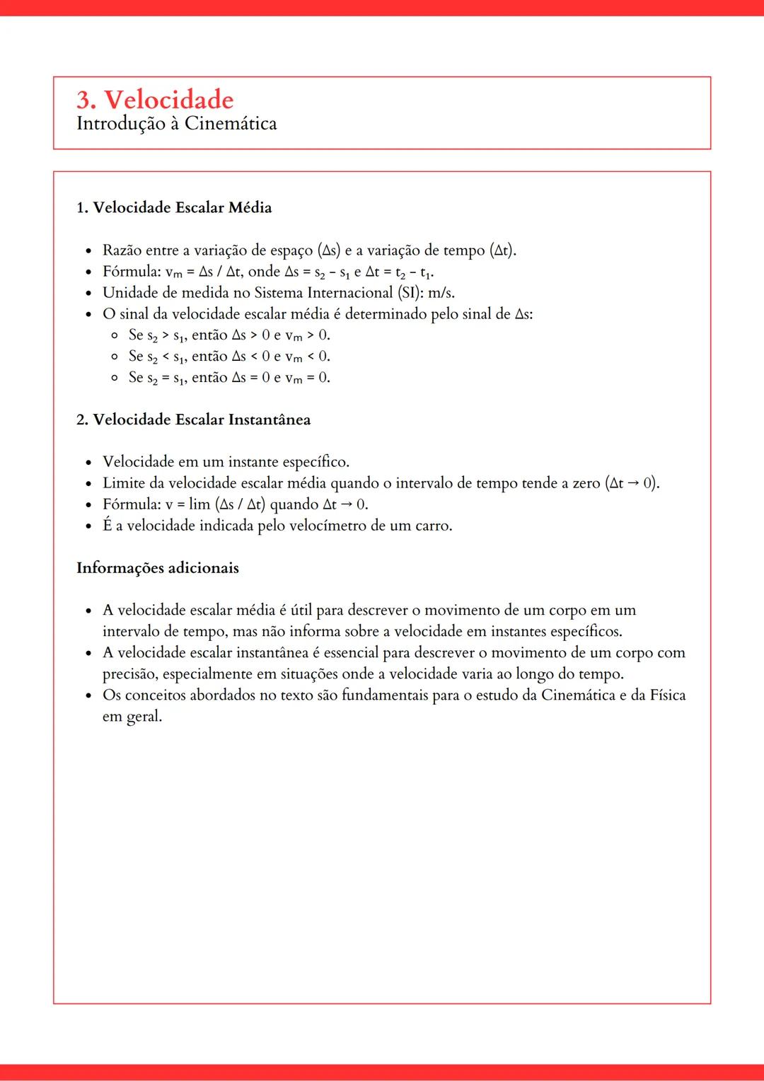 ## FISICA

Resumos em tópicos - @isadoraf.barros  APOSTILAS POLIEDRO

### Introdução à Cinemática

* Conceitos fundamentais
* Espaço de um m