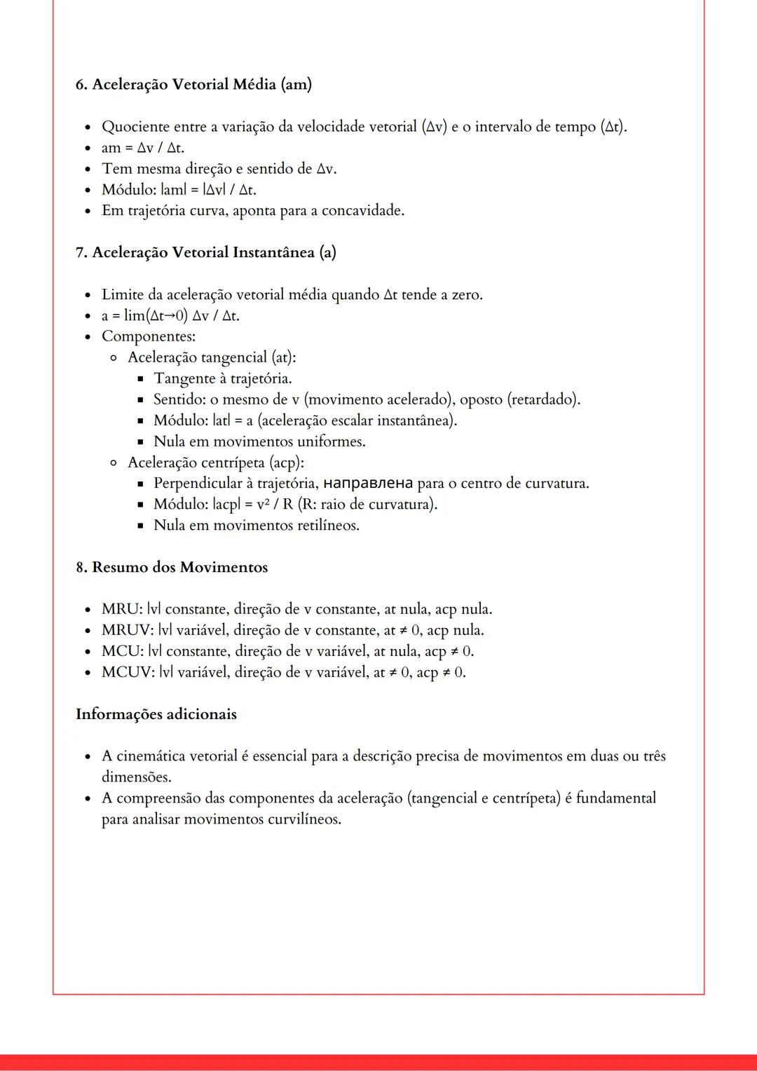 ## FISICA

Resumos em tópicos - @isadoraf.barros  APOSTILAS POLIEDRO

### Introdução à Cinemática

* Conceitos fundamentais
* Espaço de um m