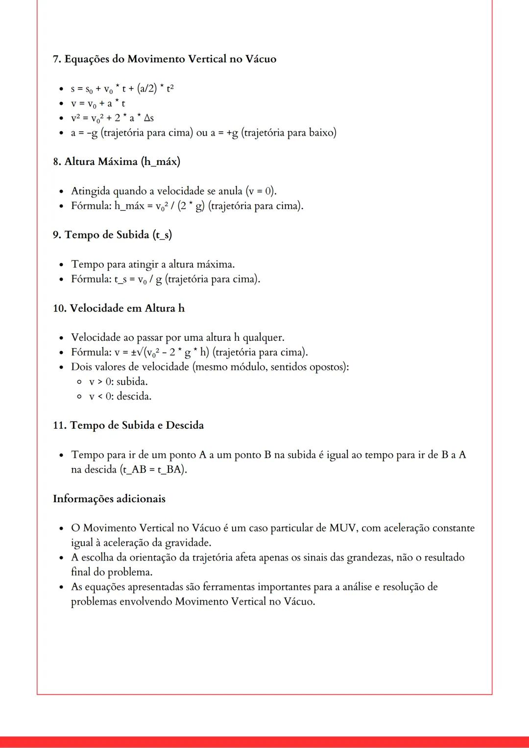 ## FISICA

Resumos em tópicos - @isadoraf.barros  APOSTILAS POLIEDRO

### Introdução à Cinemática

* Conceitos fundamentais
* Espaço de um m