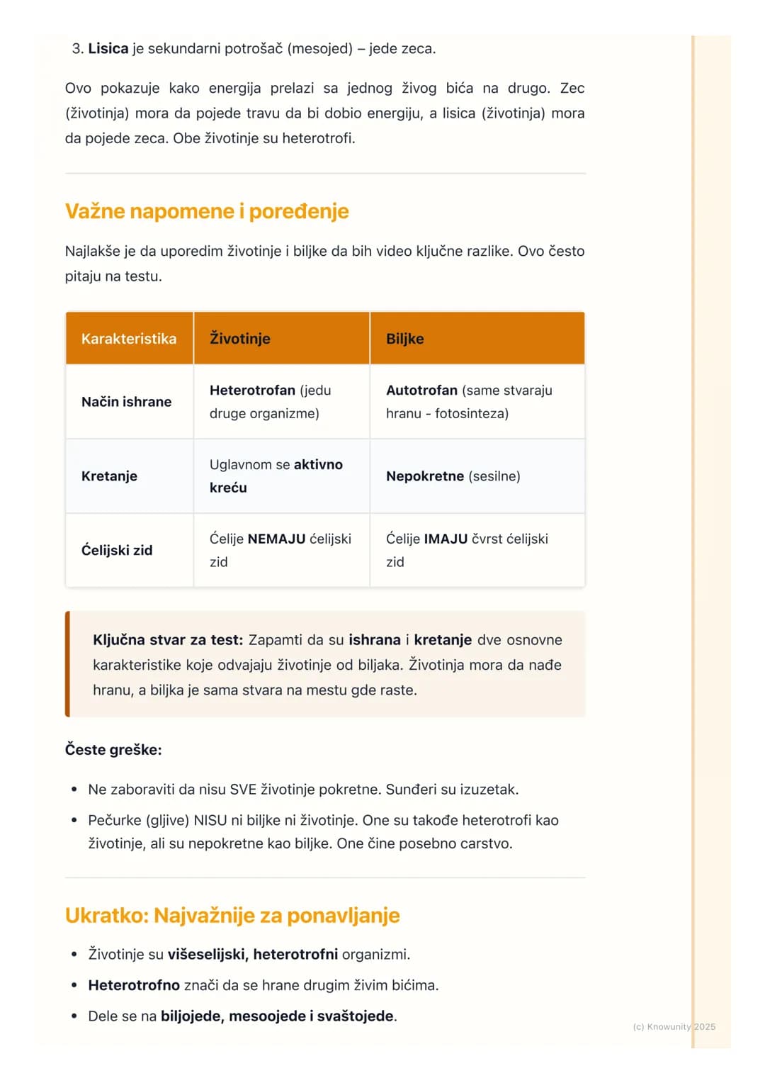 # Opšte Karakteristike Životinja

Uvod: Šta su životinje?

Životinje su živa bića koja čine jedno od carstava u prirodi. One su svuda oko
na