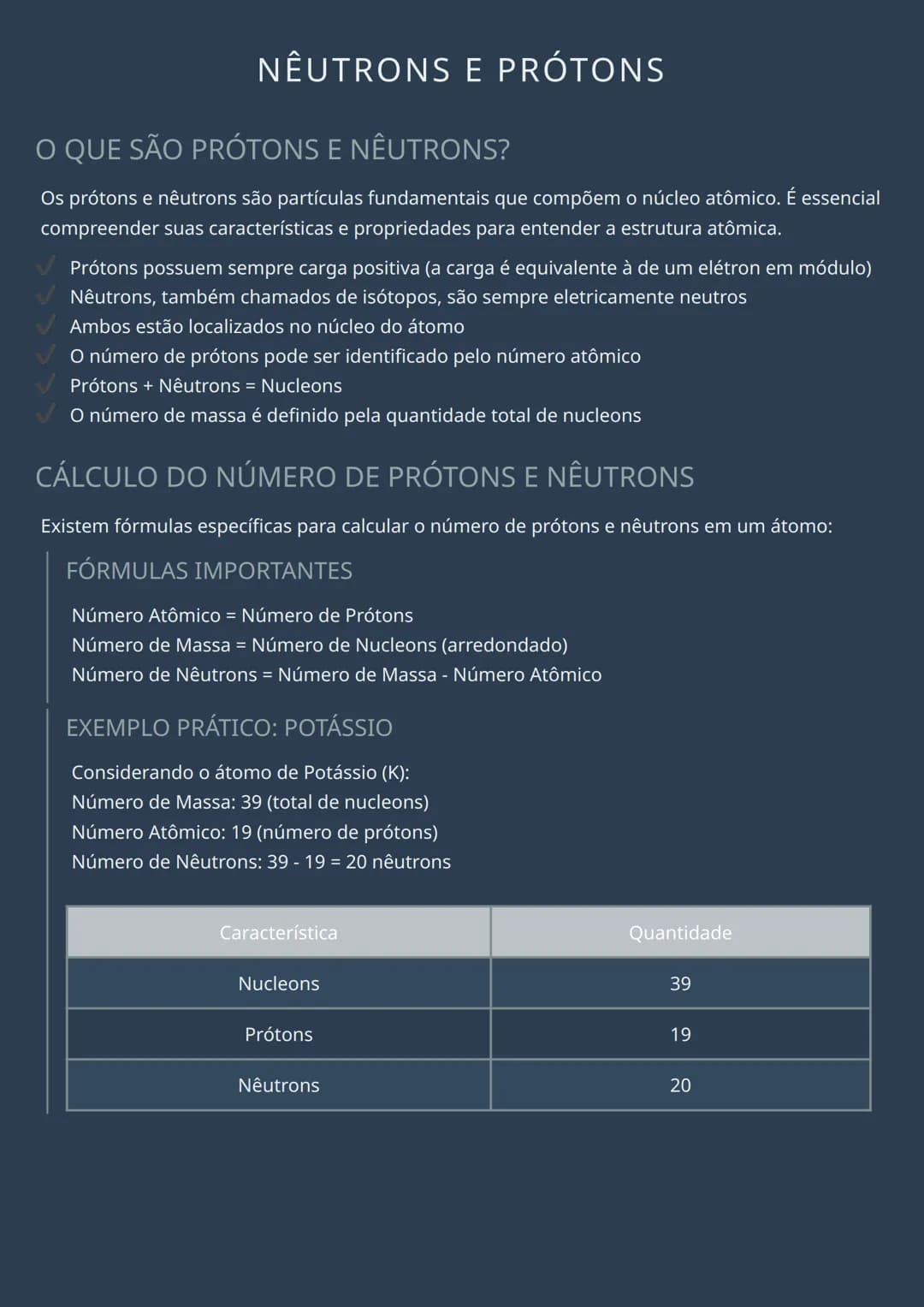 # NÊUTRONS E PRÓTONS

# O QUE SÃO PRÓTONS E NÊUTRONS?
Os prótons e nêutrons são partículas fundamentais que compõem o núcleo atômico. É esse