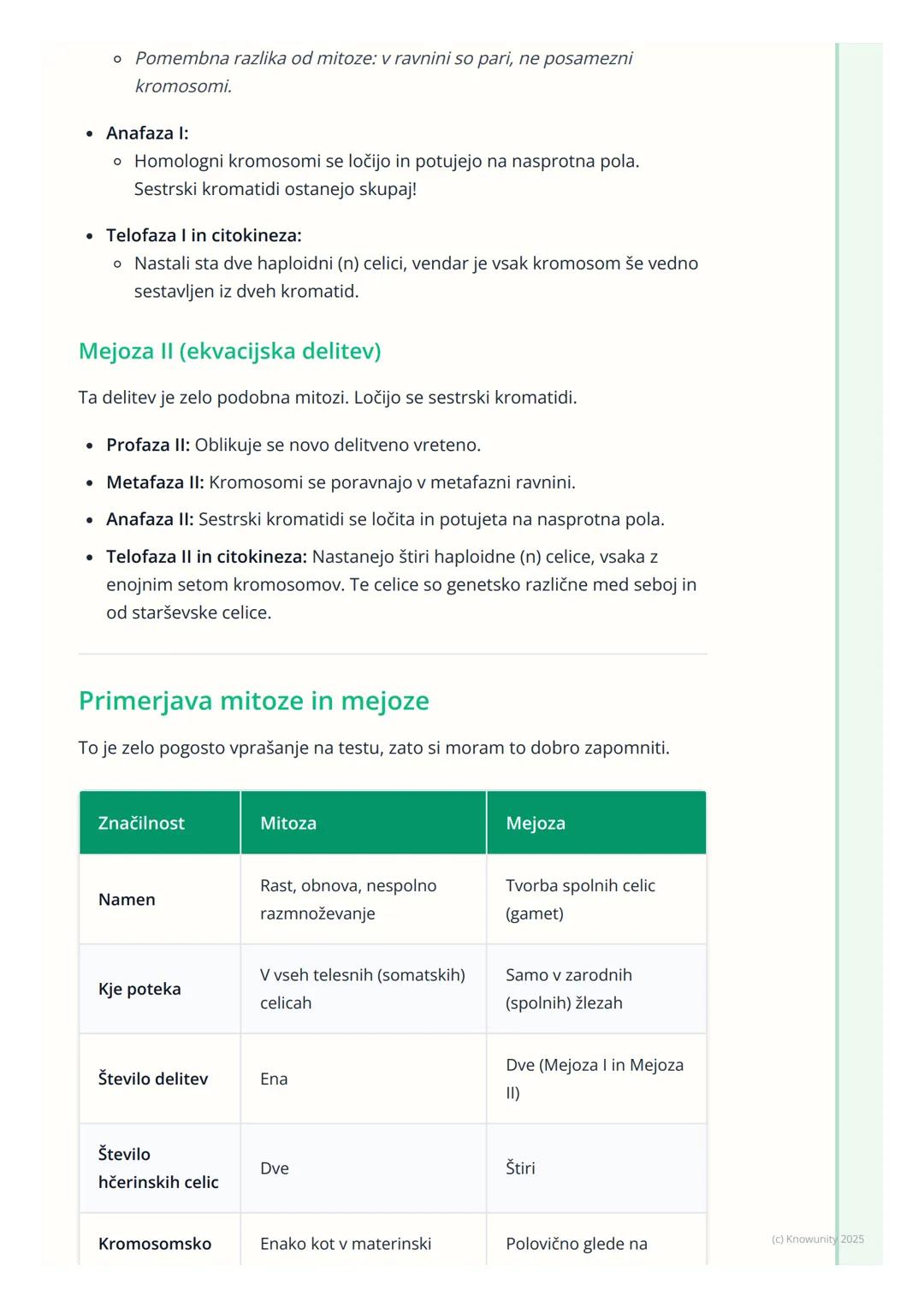 # Celični cikel in delitev celic

## Pregled celičnega cikla

Celični cikel je urejeno zaporedje dogodkov v življenju celice, ki vodi v njen