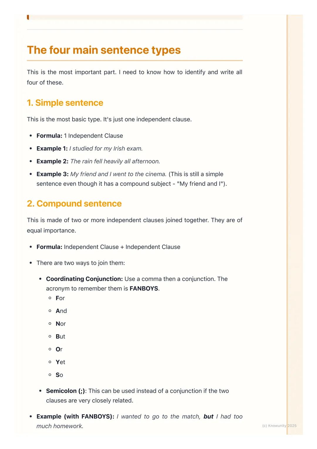# Sentence Structure

An introduction to sentence structure

Okay, so this is all about how we build sentences. Using different types of
sen