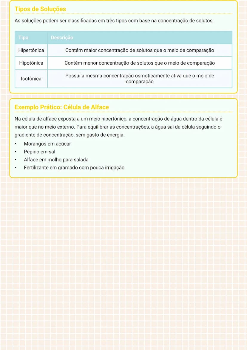 # Osmose e Difusão em Biologia Celular

## Difusão
A difusão é um processo natural onde as moléculas se movem e se misturam no ar ou em líqu