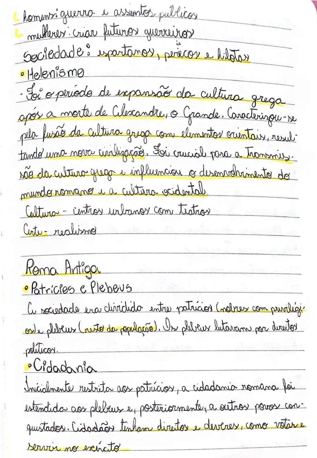 # HISTORIA

Grécia Antiga
*   Atenas: foi o berço da democracia, onde todos os
cidadãos tinkam direito de participar diretamente
das decisõe