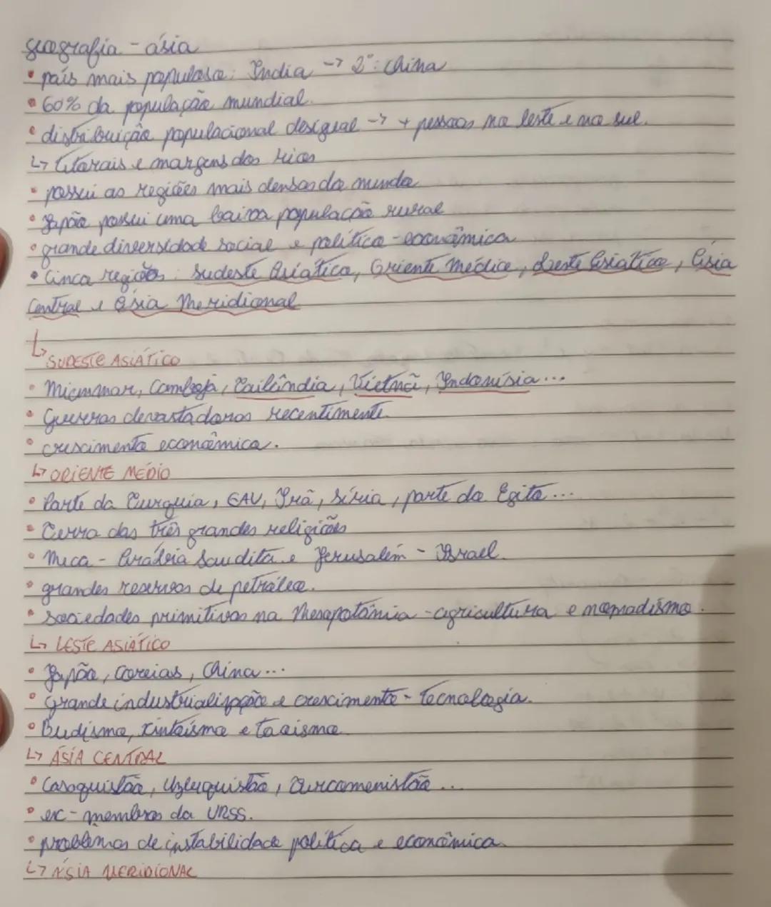 Siagrafia-asia
• país mais populasa: India - 2: China
*60% da população mundial.
* distribuição papulacional desigual + pessoas ma leste e n