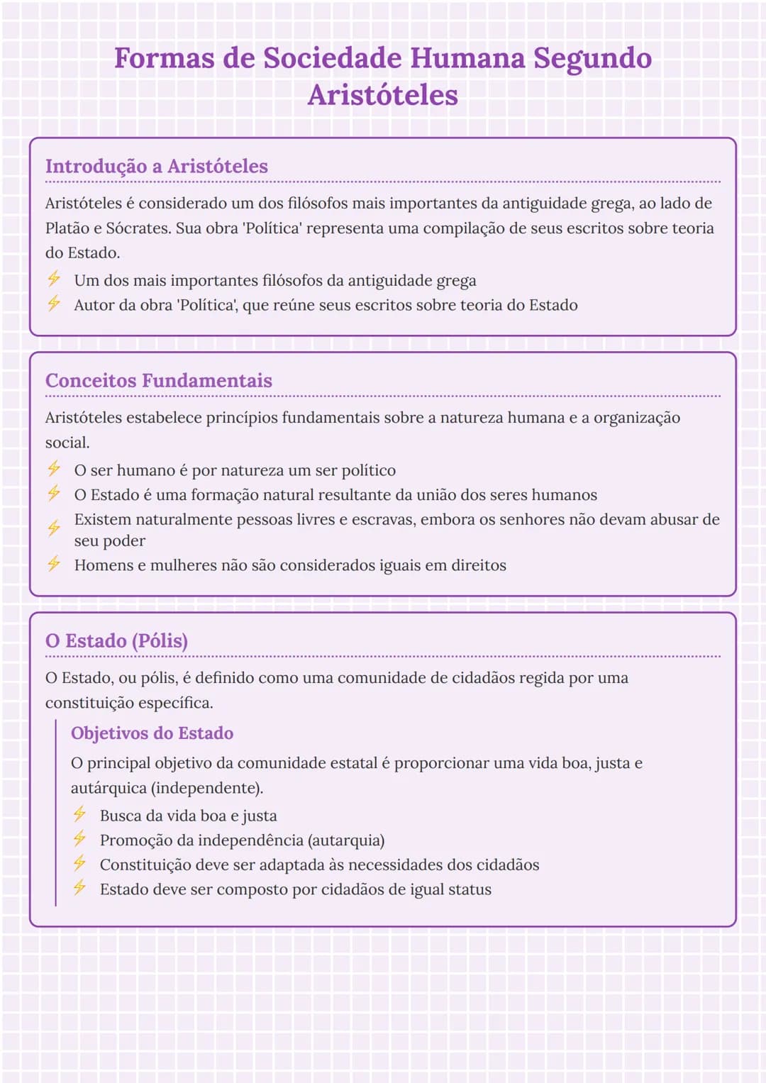 # Formas de Sociedade Humana Segundo
# Aristóteles

# Introdução a Aristóteles
Aristóteles é considerado um dos filósofos mais importantes d