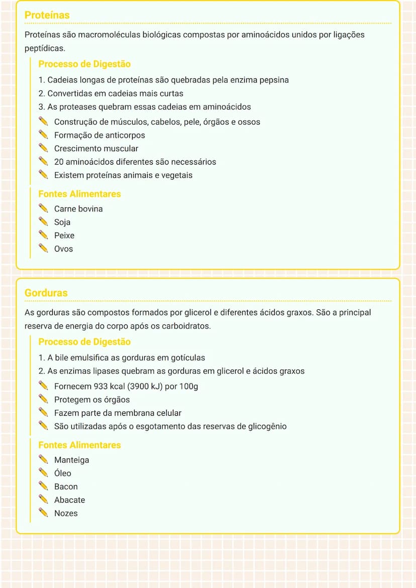 --- OCR Start ---
Nutrientes Essenciais: Carboidratos, Proteínas e
Gorduras
Carboidratos
Os carboidratos são biomoléculas compostas por dife