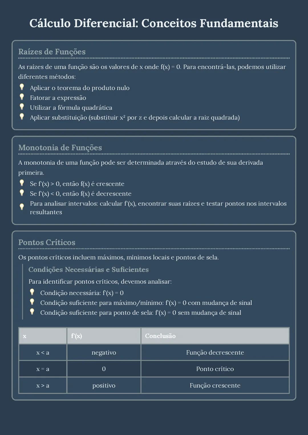 Cálculo Diferencial: Conceitos Fundamentais