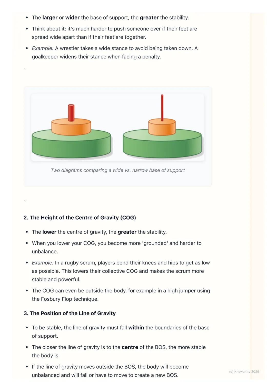 # Stability and Balance

Introduction to stability and balance

Stability and balance are key principles in biomechanics that affect almost
