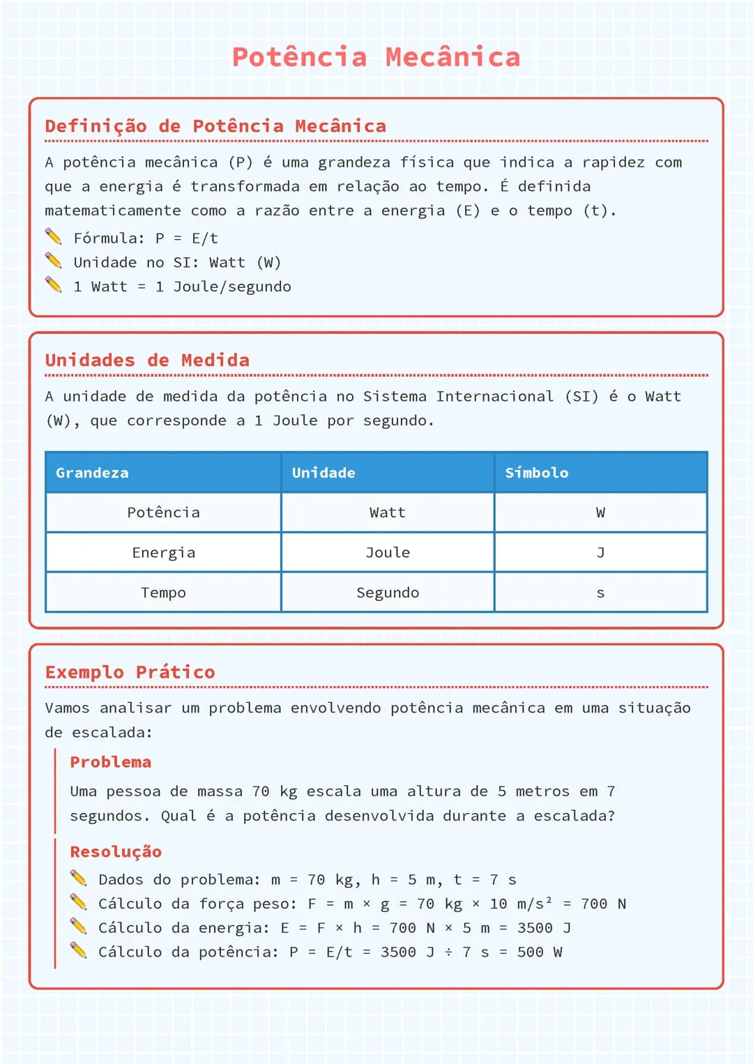 Potência Mecânica