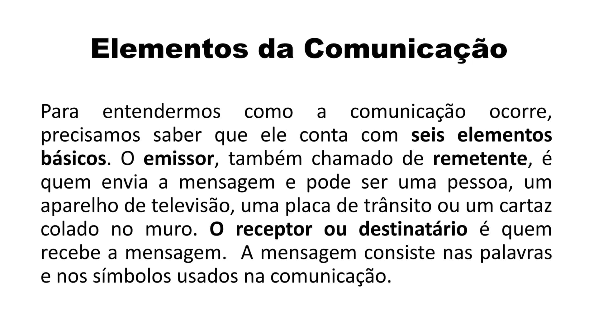  # COMUNICAÇÃO

O Que é Comunicação? Comunicação é a forma como trocamos informações,
sentimentos e experiências em nossa vida. Fazemos isso