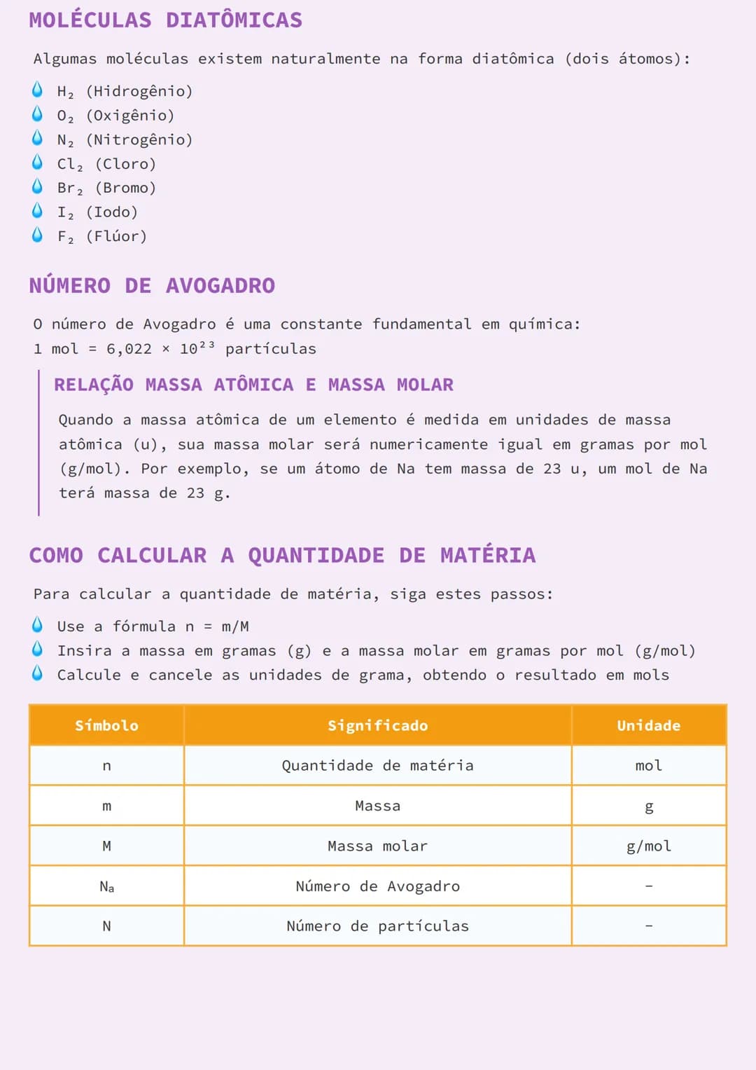 # FÓRMULAS IMPORTANTES EM QUÍMICA

# CONCEITOS FUNDAMENTAIS
A química trabalha com diferentes formas de medir e calcular quantidades de
subs
