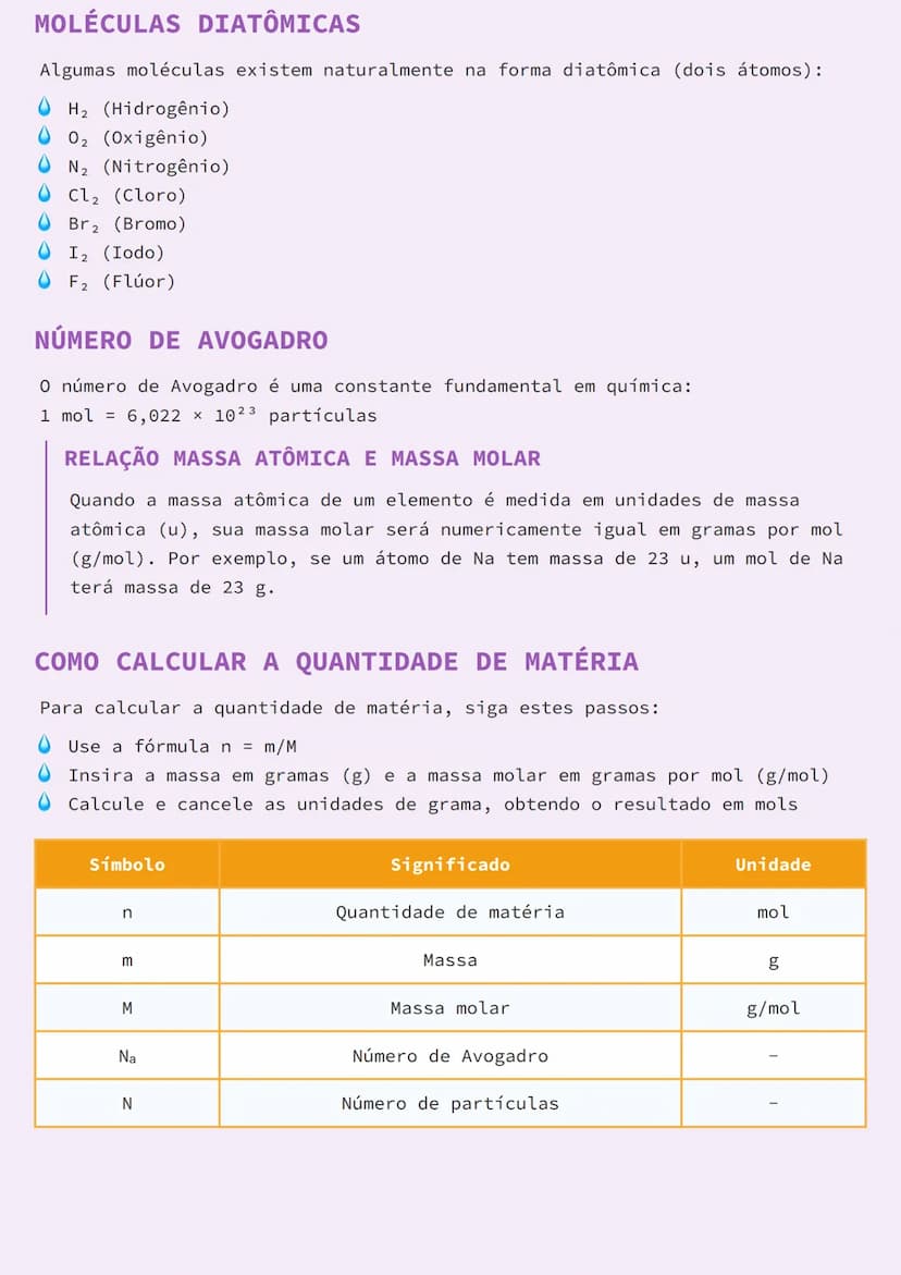 # FÓRMULAS IMPORTANTES EM QUÍMICA

# CONCEITOS FUNDAMENTAIS
A química trabalha com diferentes formas de medir e calcular quantidades de
subs