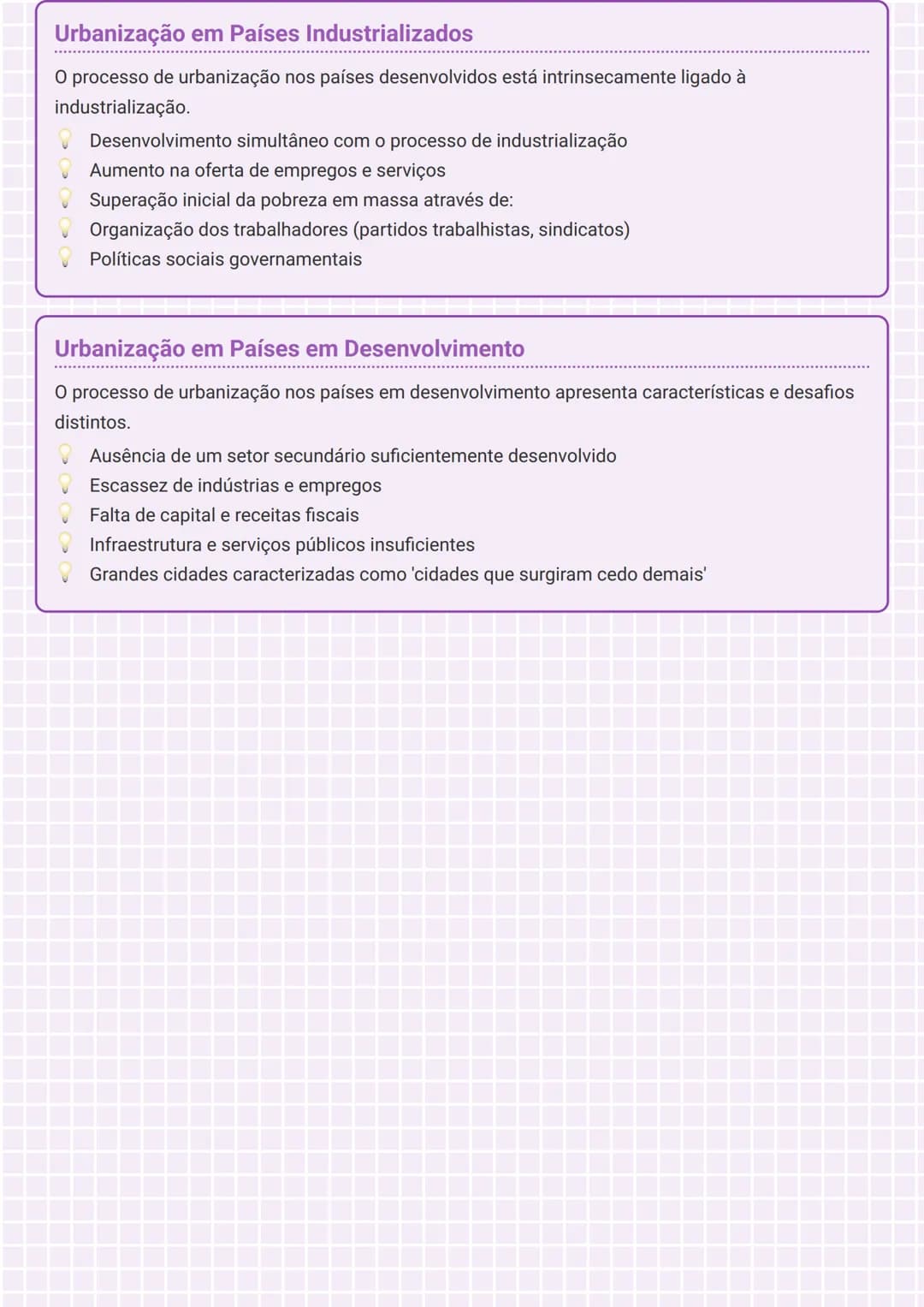 # Urbanização e Desenvolvimento Urbano

## Conceitos Básicos de Urbanização
A urbanização é um processo complexo que envolve tanto aspectos 