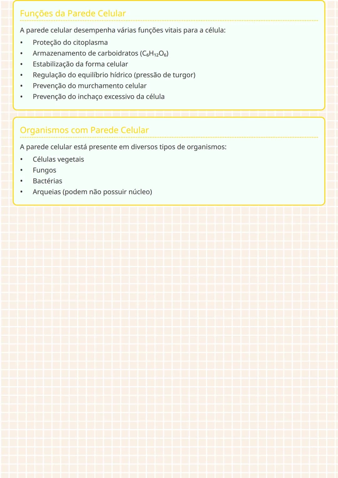 # Parede Celular

# Estrutura da Parede Celular
A parede celular é uma estrutura complexa composta por várias camadas, cada uma com
composiç