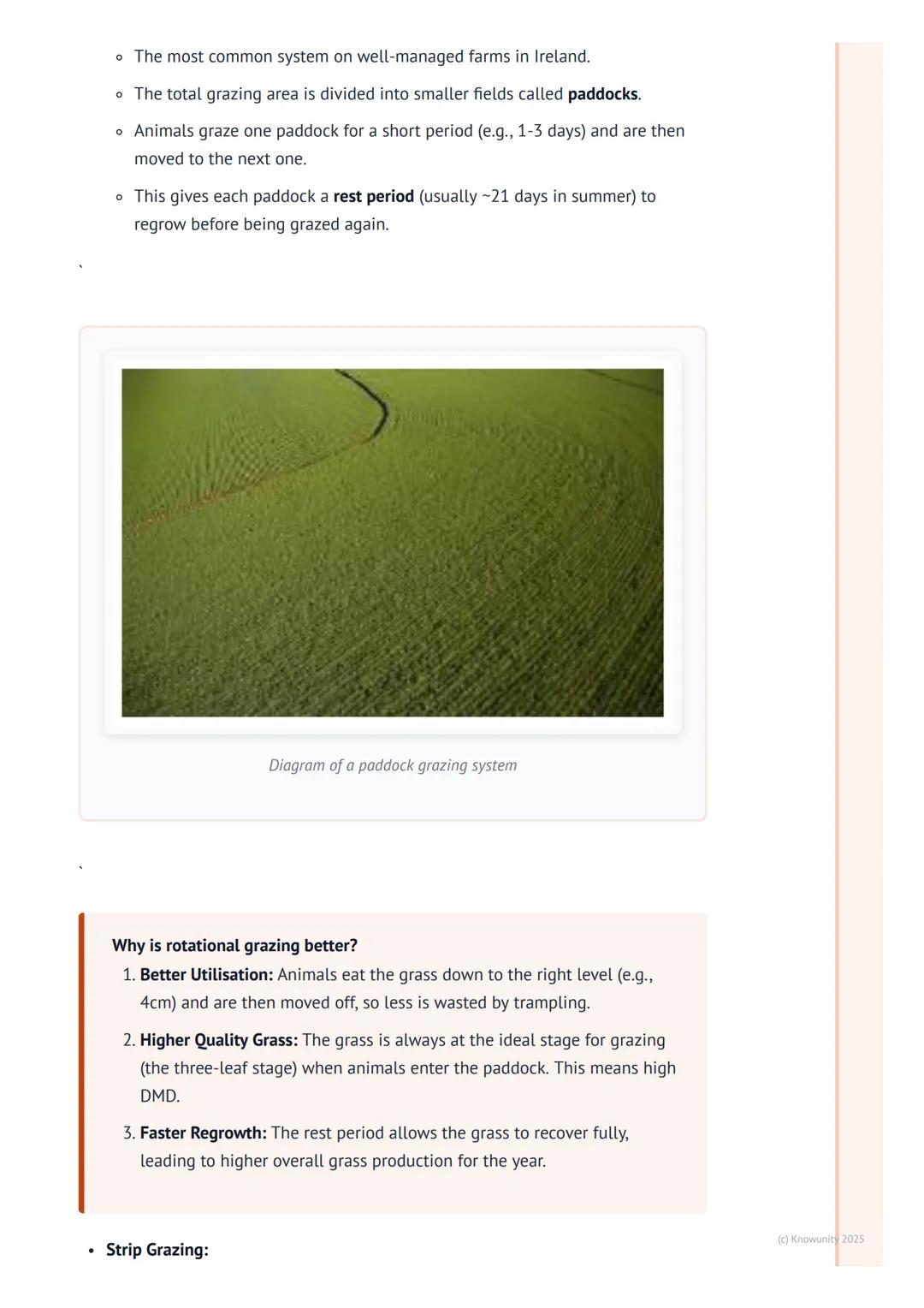 # Grassland Management

## The importance of grassland in Ireland

Grass is the most important crop in Ireland. Our climate (mild, wet) is p