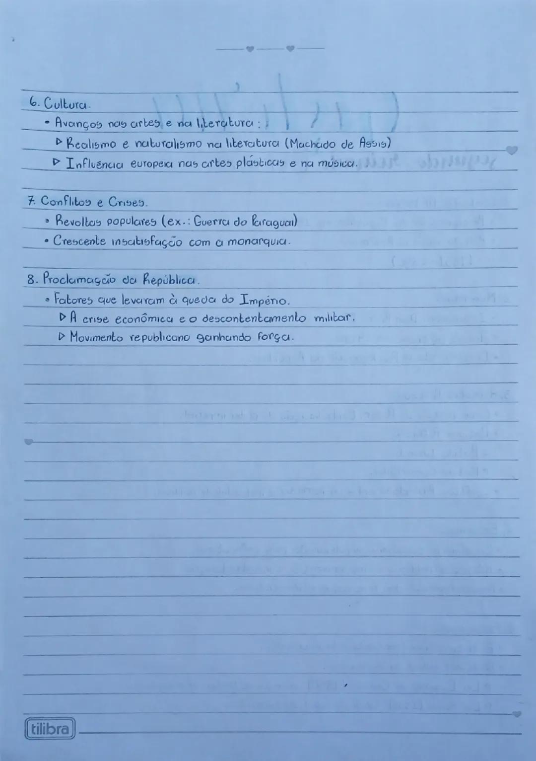# historia

segundo reinado (1840)-(1889)

1. Contexto Histórico

• Proclamação da República em 1889

• Periodo após a Regência.
(1831-1840)