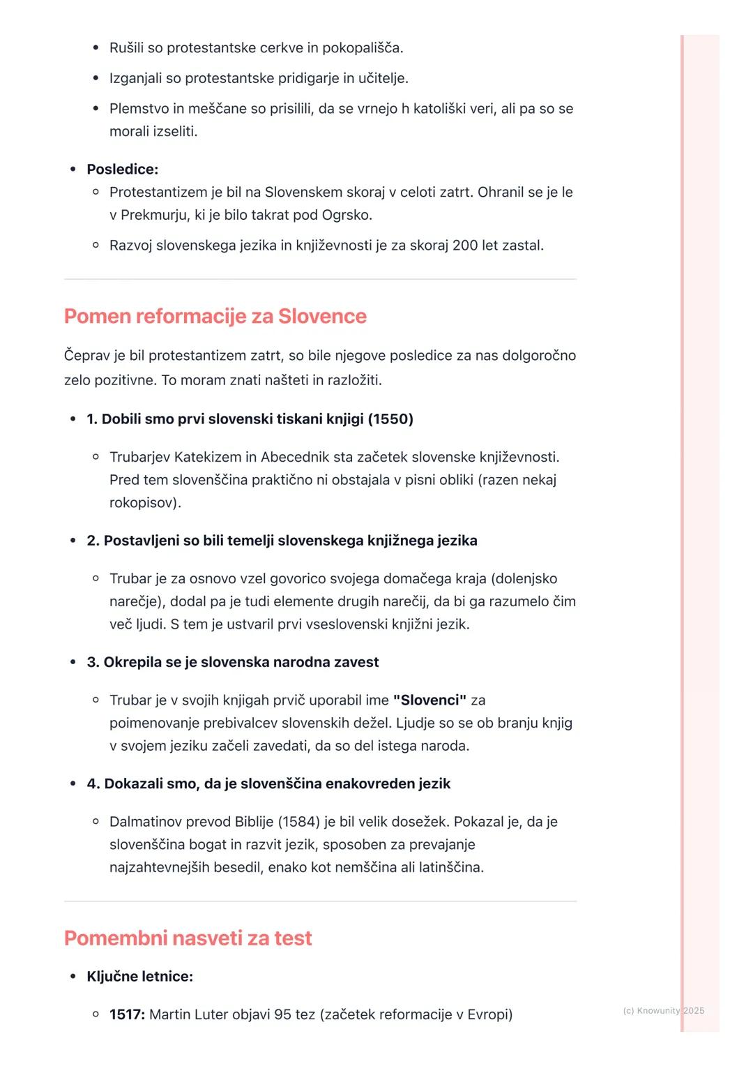# Reformacija in
protireformacija na
Slovenskem

Uvod v reformacijo na Slovenskem

Reformacija je bilo versko in družbeno gibanje v 16. stol