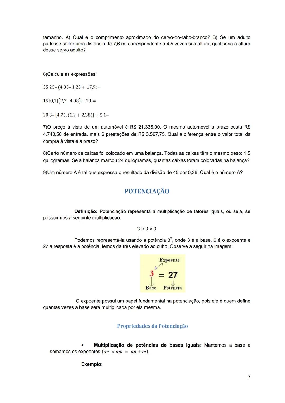 Sumário
OPERAÇÕES COM NÚMEROS RACIONAIS
Adição e Subtração com Números Racionais.
OPERAÇÕES COM NÚMEROS RACIONAIS NA FORMA DECIMAL
Comparaçã
