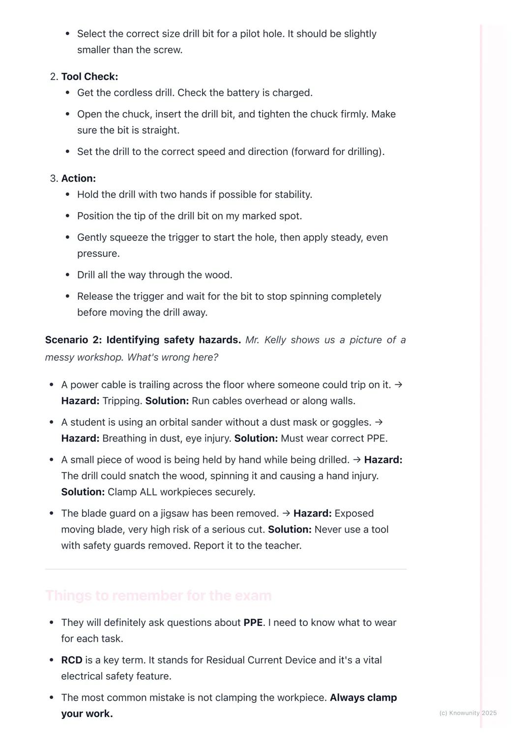 # Basic Power Tools and Safety

An introduction to power tools

Power tools use an external power source, like electricity from a plug, a
ba